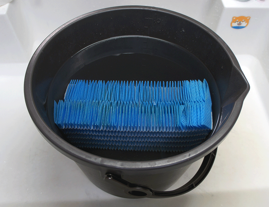 HD-LX1219 フィルタ洗い方