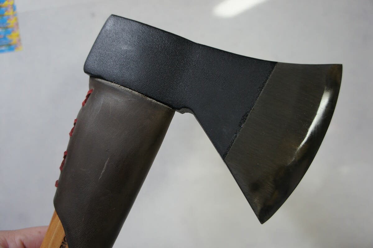 キャンプ用 手斧の黒錆加工の方法 Umilcl